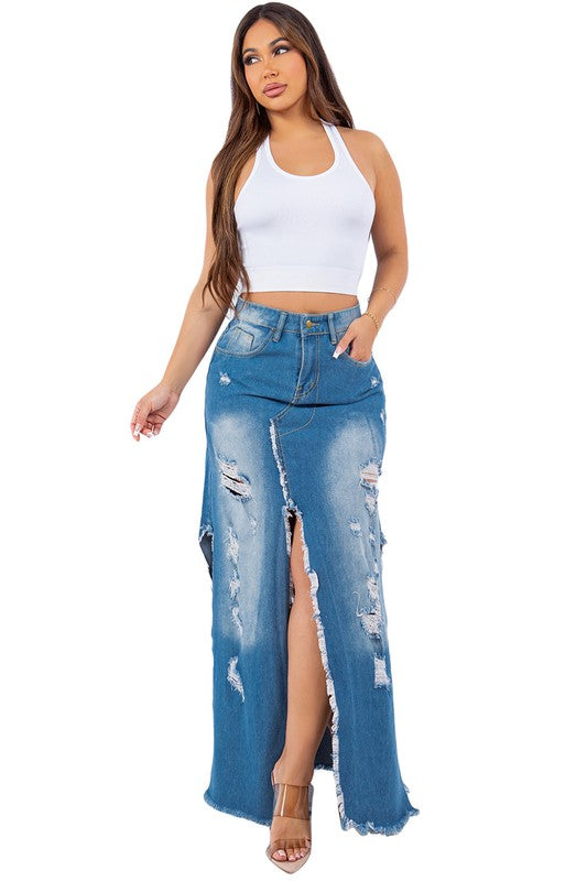 Classic Denim Skirt