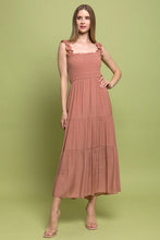 Load image into Gallery viewer, Smocked Bodice Maxi Dress
