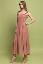 Load image into Gallery viewer, Smocked Bodice Maxi Dress
