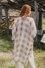 Load image into Gallery viewer, Lightweight Buffalo Check Kimono
