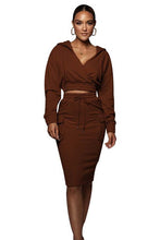 Load image into Gallery viewer, CELINE TWO PIECE DRESS SET
