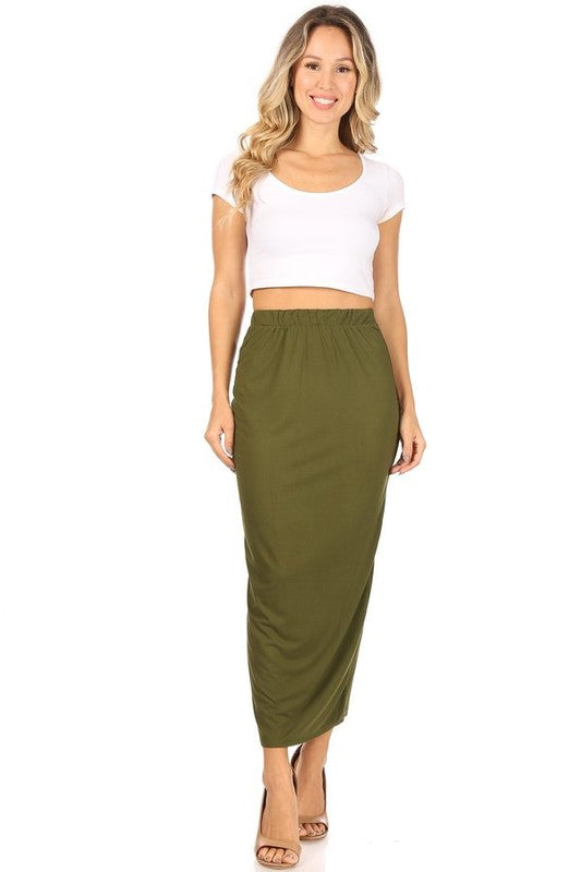 Solon Midi Pencil Skirt