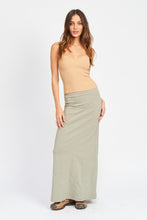 Load image into Gallery viewer, HIGH RISE MAXI SKIRT
