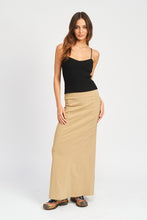 Load image into Gallery viewer, HIGH RISE MAXI SKIRT
