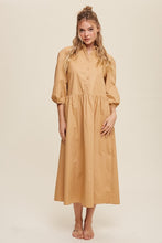 Load image into Gallery viewer, Bali Puff Sleeve Babydoll Maxi Dress
