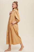 Load image into Gallery viewer, Bali Puff Sleeve Babydoll Maxi Dress
