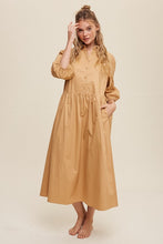 Load image into Gallery viewer, Bali Puff Sleeve Babydoll Maxi Dress
