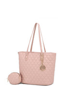 Load image into Gallery viewer, MKF Collection Tansy Quilted Tote Bag by Mia K
