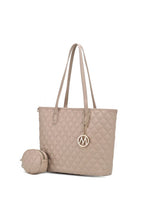 Load image into Gallery viewer, MKF Collection Tansy Quilted Tote Bag by Mia K
