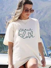 Load image into Gallery viewer, Peace &amp; Love Graphic Tee
