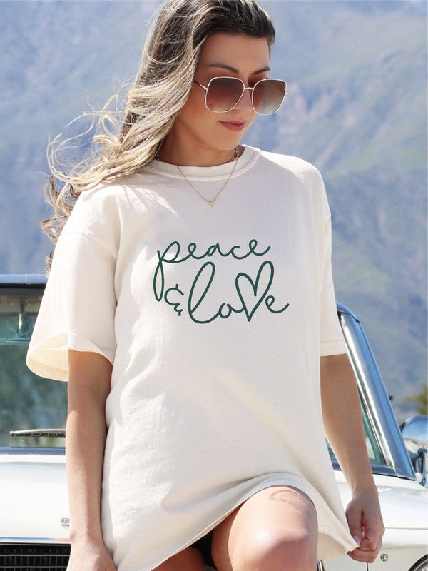 Peace & Love Graphic Tee