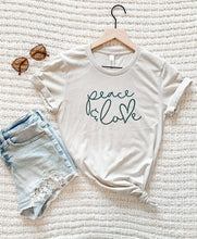 Load image into Gallery viewer, Peace &amp; Love Graphic Tee
