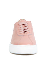 Load image into Gallery viewer, Magull Solid Lace Up Leather Sneakers
