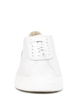 Load image into Gallery viewer, Magull Solid Lace Up Leather Sneakers
