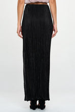 Load image into Gallery viewer, Plisse Maxi Skirt with Slit
