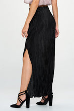 Load image into Gallery viewer, Plisse Maxi Skirt with Slit
