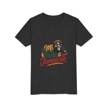 Load image into Gallery viewer, Youth Tee - "Mi Mada a Jamaican" Kids T‑Shirt
