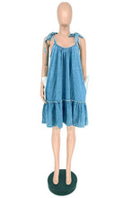 Load image into Gallery viewer, SUMMER DENIM DRESS
