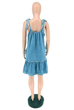 Load image into Gallery viewer, SUMMER DENIM DRESS
