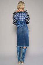 Load image into Gallery viewer, Front Button Denim Midi Skirt
