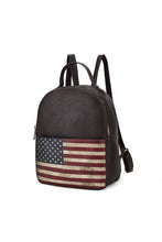 Load image into Gallery viewer, MKF Collection Briella FLAG Backpack by Mia K
