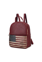 Load image into Gallery viewer, MKF Collection Briella FLAG Backpack by Mia K
