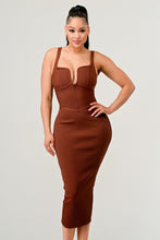 Load image into Gallery viewer, IT FEELS LIKE FALL MIDI DRESS
