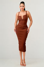 Load image into Gallery viewer, IT FEELS LIKE FALL MIDI DRESS
