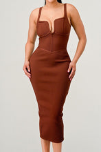 Load image into Gallery viewer, IT FEELS LIKE FALL MIDI DRESS
