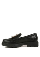 Load image into Gallery viewer, Bossi Loafers With Buckle Embellishment
