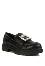 Load image into Gallery viewer, Bossi Loafers With Buckle Embellishment
