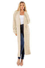 Load image into Gallery viewer, LONA MAXI SWEATER CARDIGAN
