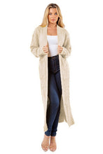 Load image into Gallery viewer, LONA MAXI SWEATER CARDIGAN
