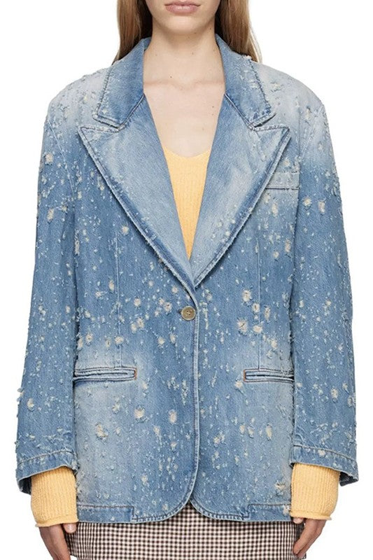 DIVA DENIM BLAZER JACKET