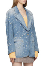 Load image into Gallery viewer, DIVA DENIM BLAZER JACKET
