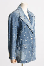 Load image into Gallery viewer, DIVA DENIM BLAZER JACKET
