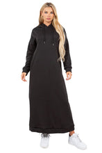 Load image into Gallery viewer, DAILA LONG MAXI HOODIE DRESS
