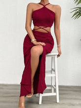 Load image into Gallery viewer, Devine Grecian Skirt Set
