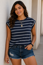 Load image into Gallery viewer, Rhonda Round Neck T-Shirt
