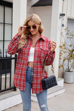 Load image into Gallery viewer, Mandy Plaid Button Up Long Sleeve Shirt
