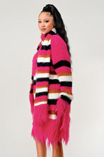 Load image into Gallery viewer, Athina Fuzzy Striped Sweater
