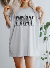 Load image into Gallery viewer, Pray through it - on it - over it Graphic Tee
