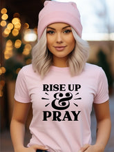 Load image into Gallery viewer, Rise Up and Pray Graphic Tee
