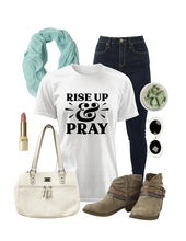 Load image into Gallery viewer, Rise Up and Pray Graphic Tee
