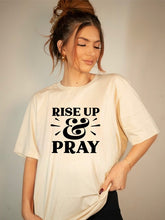 Load image into Gallery viewer, Rise Up and Pray Graphic Tee
