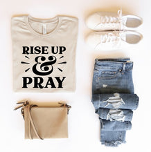 Load image into Gallery viewer, Rise Up and Pray Graphic Tee
