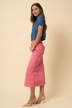 Load image into Gallery viewer, COLOR CARGO MIDI SKIRT
