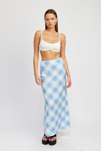 Load image into Gallery viewer, Blue Rose Maxi Skirt
