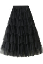 Load image into Gallery viewer, Kai Tiered Chiffon Midi Skirt
