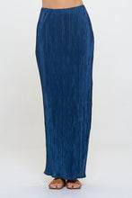 Load image into Gallery viewer, Plisse Maxi Skirt with Slit
